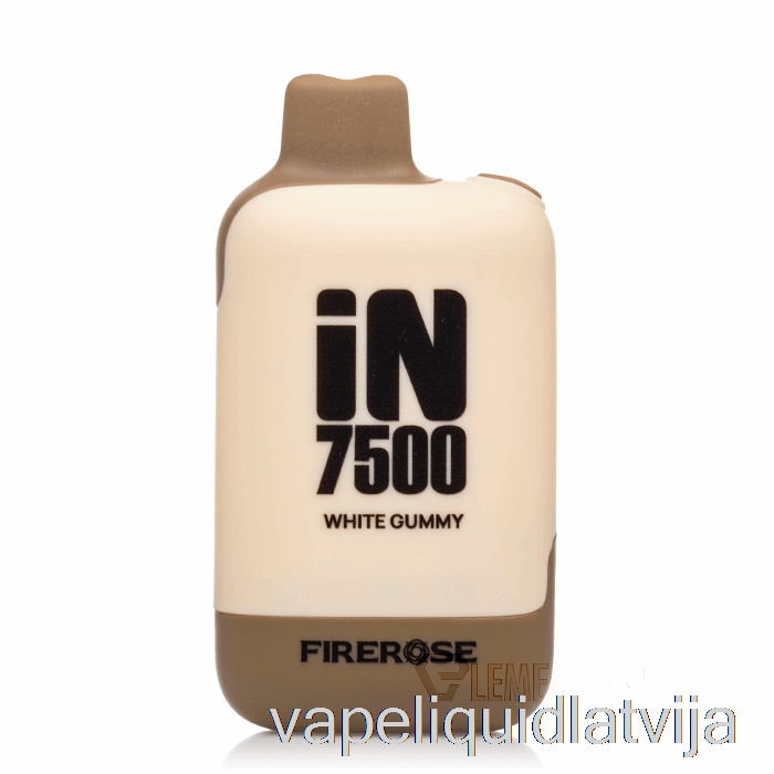 Firerose 7500 Vienreizējās Lietošanas Baltā Gumijas Vape šķidrumā